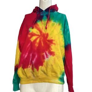 Zunie medium tie dye hoodie.  0648